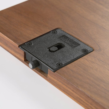 Carolin sideboard with 2 doors and 1 drawer, walnut veneer, 180 x 83.8 cm