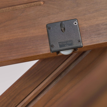 Carolin sideboard with 2 doors and 1 drawer, walnut veneer, 180 x 83.8 cm