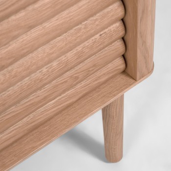 Lenon 2-door 3-drawer sideboard in wood and veneer MIX Credit