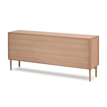 Lenon 3-door, 3-drawer sideboard in wood and veneer MIX Credit