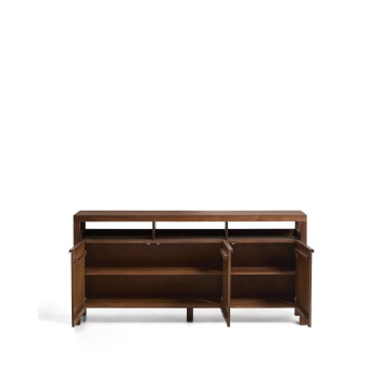 Norani sideboard in solid wood and acacia veneer 180 x 85 cm