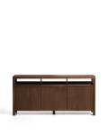 Norani sideboard in solid wood and acacia veneer 180 x 85 cm