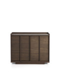 Onix sideboard in walnut veneer with dark finish 100 x 80 cm FSC Mix Credit