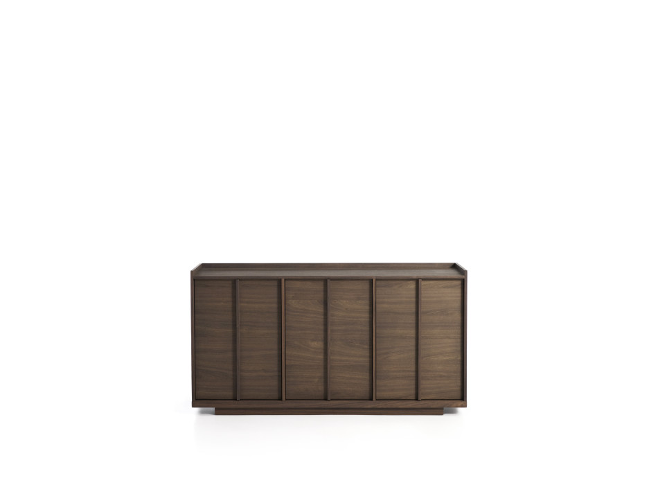 Onix sideboard in walnut veneer with dark finish 150 x 80 cm FSC Mix Credit
