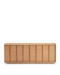 Onix sideboard in oak veneer with natural tone finish 200 x 80 cm FSC Mix Credit