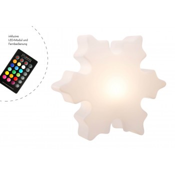 Luminous Snow Crystal 60 cm 32436W 8 Seasons Design