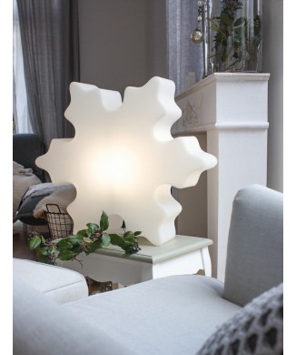 Luminous Snow Crystal 60 cm 32436W 8 Seasons Design