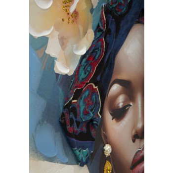 PAINTING ON CANVAS WITH FRAME AYDA -B-