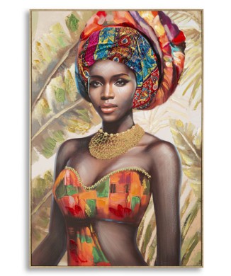 PAINTING ON CANVAS WITH FRAME DEVA -B-