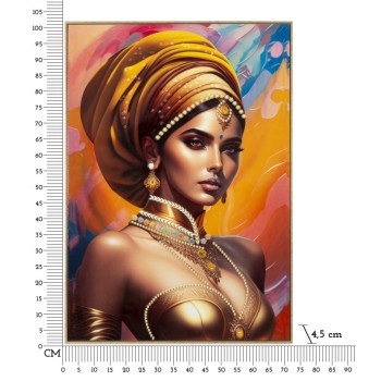 PAINTING ON CANVAS WITH FRAME SAMIRA -A-