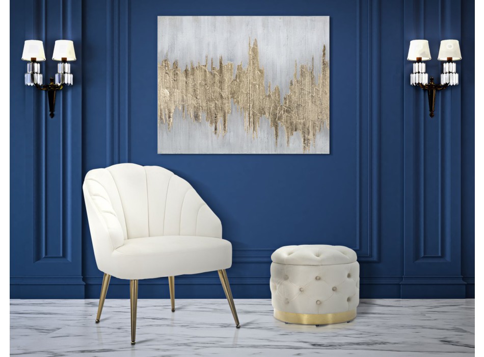 PAINTING ON GOLDAGE CANVAS