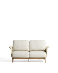 Alipa 2-seater sofa in solid acacia wood and rope