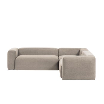 Blok 4-seater beige corner sofa 290 x 290 cm