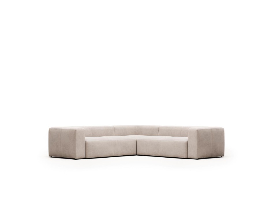 Blok 4-seater beige corner sofa 290 x 290 cm