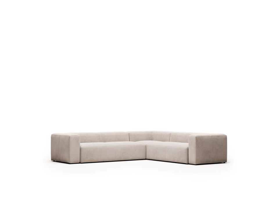 Blok 5-seater beige corner sofa 320 x 290 cm /