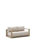 Ambra 2-seater sofa in solid acacia wood with a light finish, 174 cm, FSC 100%