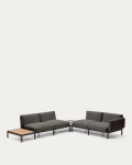 Sorells 4-seater modular outdoor corner sofa with upholstery