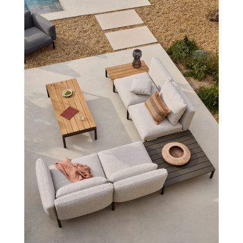 Sorells 4-seater modular outdoor corner sofa with upholstery