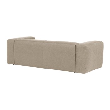 Blok 2-seater beige sofa 210 cm