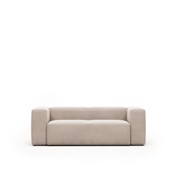 Blok 2-seater beige sofa 210 cm