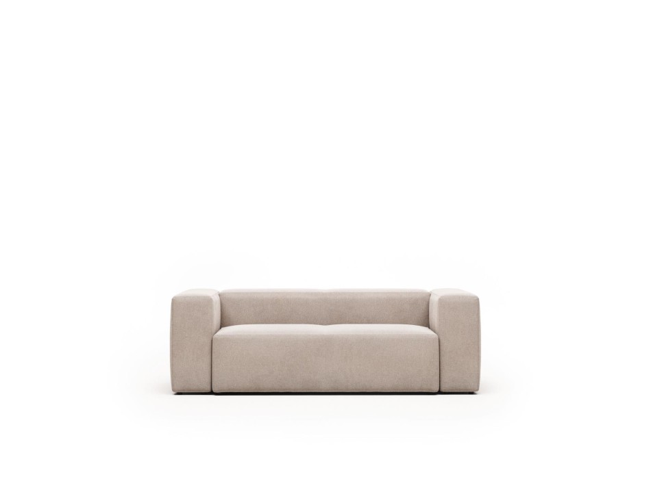 Blok 2-seater beige sofa 210 cm