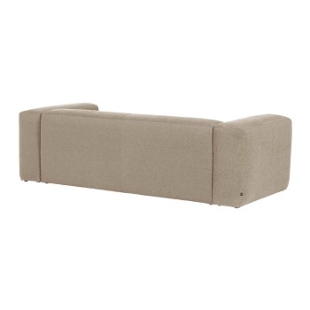 Blok 2-seater sofa chaise longue right beige 240 cm
