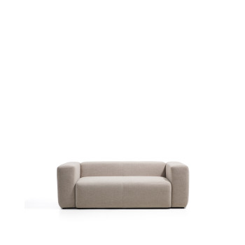 Blok 2-seater chenille sofa