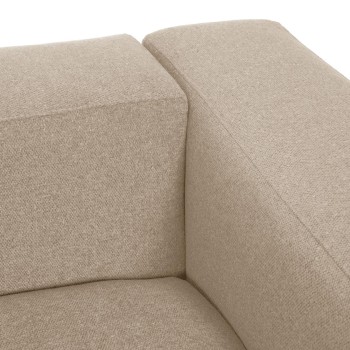 Blok 3-seater beige sofa 240 cm