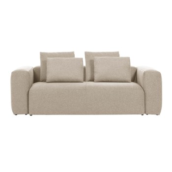 Blok 3-seater beige sofa 240 cm