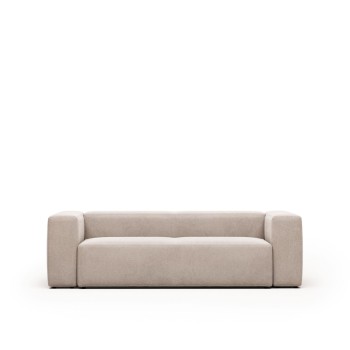 Blok 3-seater beige sofa 240 cm