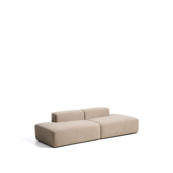 Blok 3-seater chenille sofa