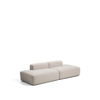Blok 3-seater chenille sofa