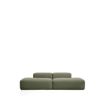 Blok 3-seater chenille sofa