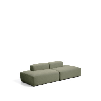 Blok 3-seater chenille sofa