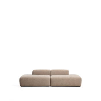 Blok 3-seater chenille sofa