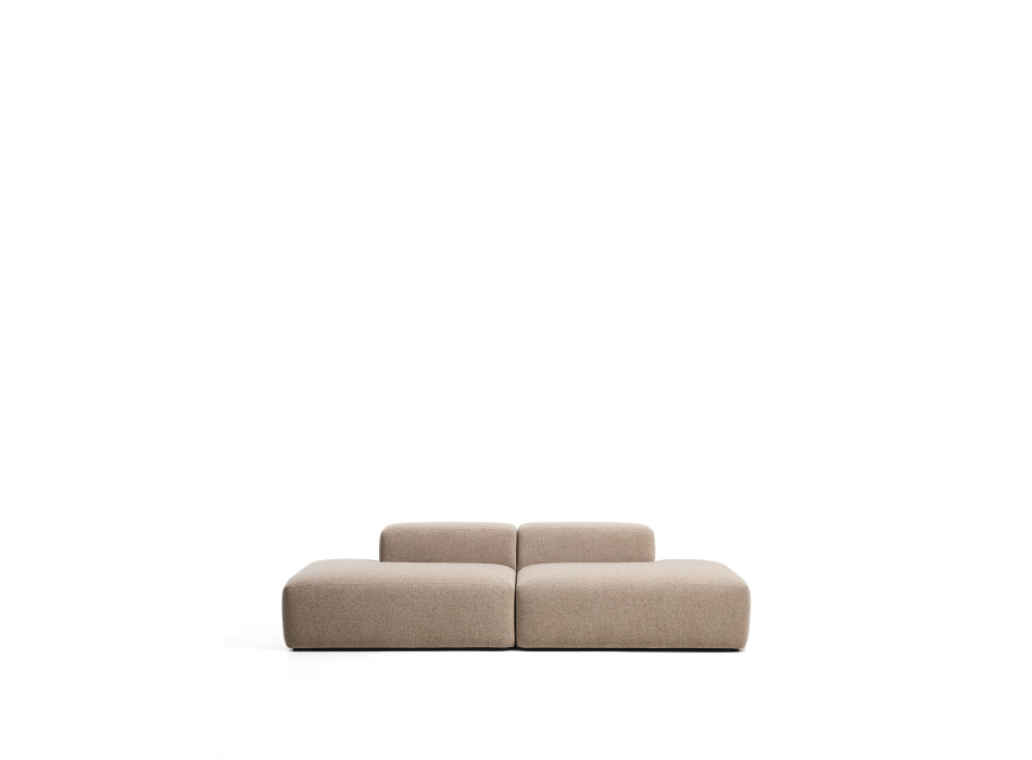 Blok 3-seater chenille sofa