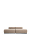 Blok 3-seater chenille sofa