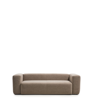 Blok 3-seater chenille sofa