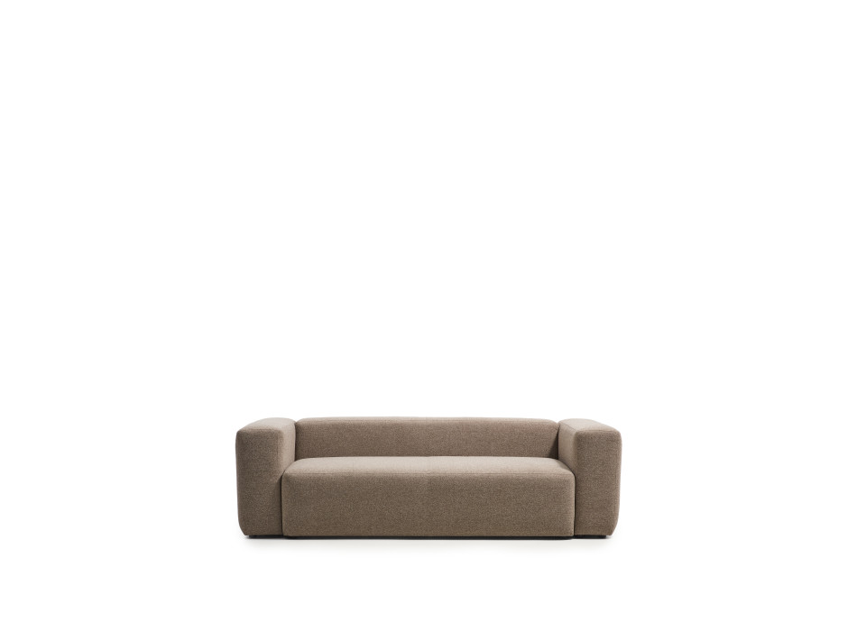Blok 3-seater chenille sofa