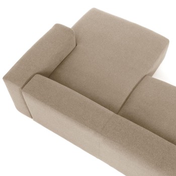 Blok 4-seater sofa chaise longue right beige 330 cm