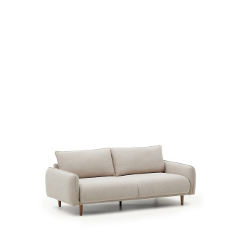 Carlota 3-seater sofa, beige, 213 cm, FSC Mix Credit