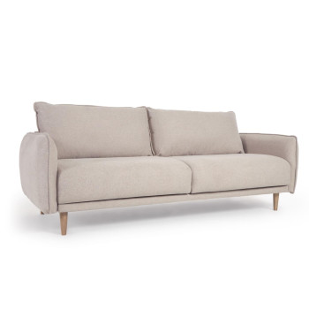 Carlota 3-seater sofa, beige, 213 cm, FSC Mix Credit