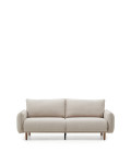 Carlota 3-seater sofa, beige, 213 cm, FSC Mix Credit