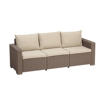 KETER CALIFORNIA 3-seater outdoor sofa