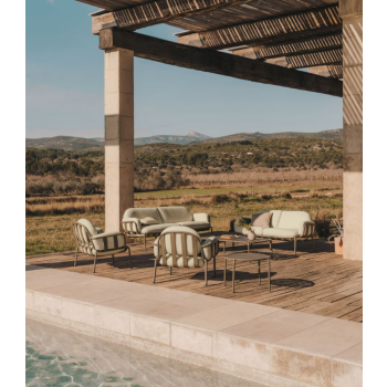 Joncols 2-seater outdoor sofa THE SHAPE