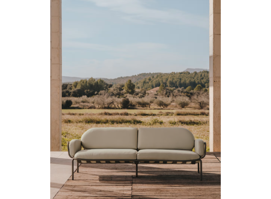 Joncols 3-seater outdoor sofa THE SHAPE