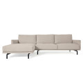 Galene 3-seater sofa with left chaise longue, beige, 254 cm FSC Mix Credit