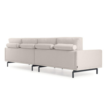 Galene 4-seater sofa, beige, 334 cm, FSC Mix Credit