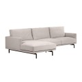 Galene 4-seater sofa with left chaise longue, beige, 314 cm
