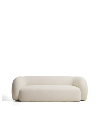 Martina 3-seater sofa in ecru chenille, 246 cm, FSC Mix Credit
